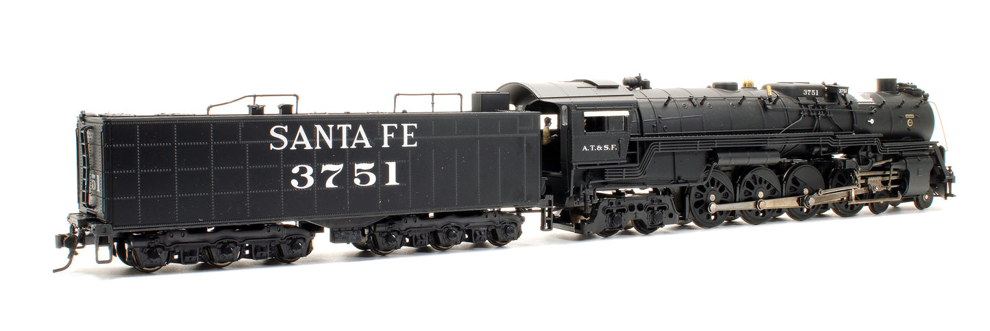 Pre-Owned ATSF Northern 4-8-4 Santa Fe Steam Locomotive - Road #3751 - DCC Sound