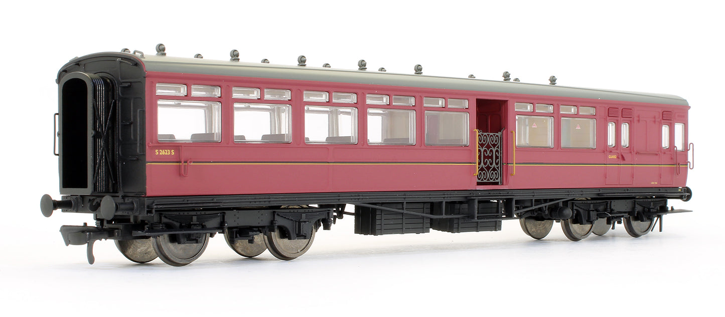 Pre-Owned LSWR Gate Stock BR Crimson Set 363