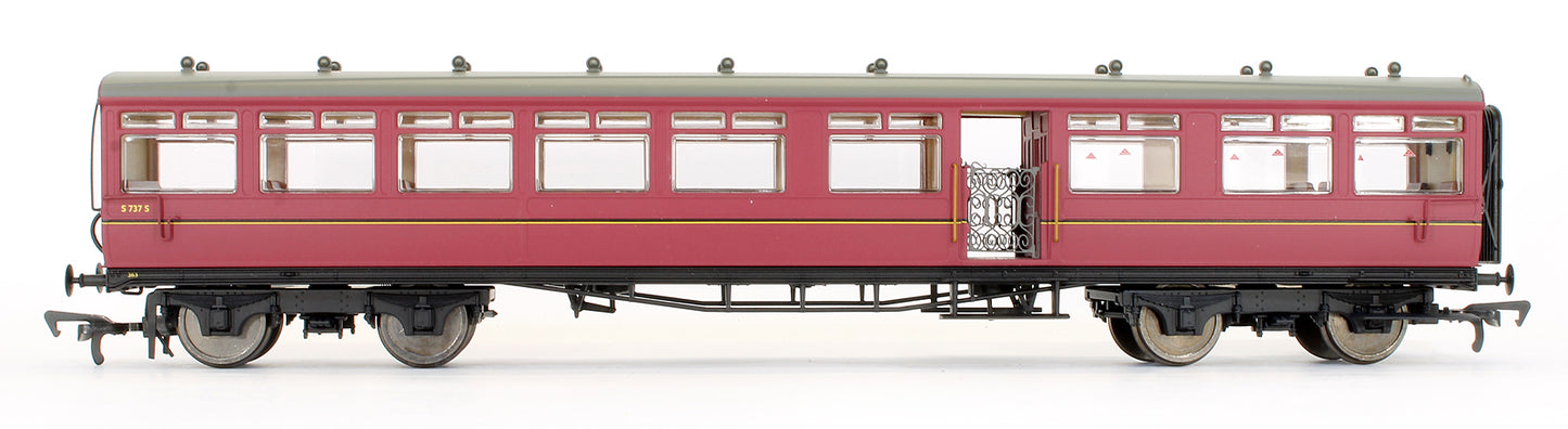 Pre-Owned LSWR Gate Stock BR Crimson Set 363