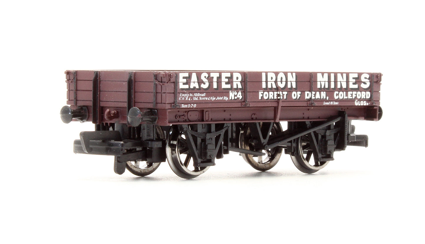 Pre-Owned 3 Plank wagon 'Easter Iron Mines' No.4