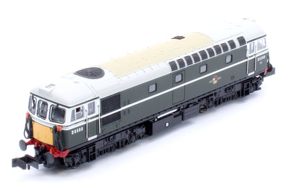 2D-001-024 Class 33/1 D6580 BR Green Very Small Yellow Panels Diesel Locomotive