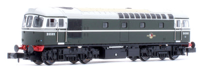 2D-001-009 Class 33/0 D6509 BR Green No Yellow Warning Panel Diesel Locomotive