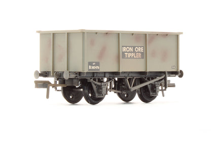 Pre-Owned 37-277 27 Ton Steel Tippler Wagon 'Iron Ore' Grey B383476 - Weathered
