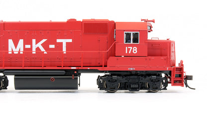 Pre-Owned GP-40 Low Nose Diesel Locomotive M-K-T - Road #178 - Decoder Equipped