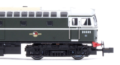 2D-001-009 Class 33/0 D6509 BR Green No Yellow Warning Panel Diesel Locomotive