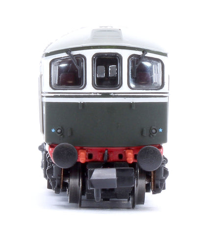 2D-001-009D Class 33/0 D6509 BR Green No Yellow Warning Panel Diesel Locomotive - DCC Fitted