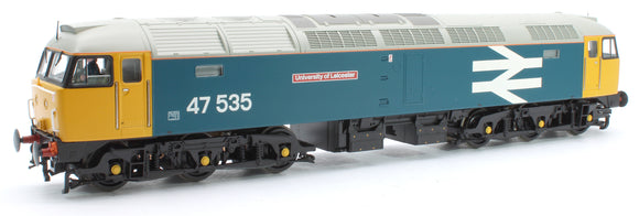 Pre-Owned Class 47535 'University Of Leicester' BR large Logo Blue