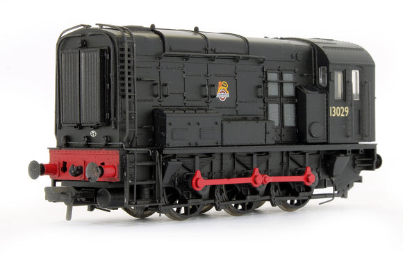 Pre-Owned Class 08 '13029' BR Black Early Emblem Hinged Door Type Diesel Shunter Locomotive