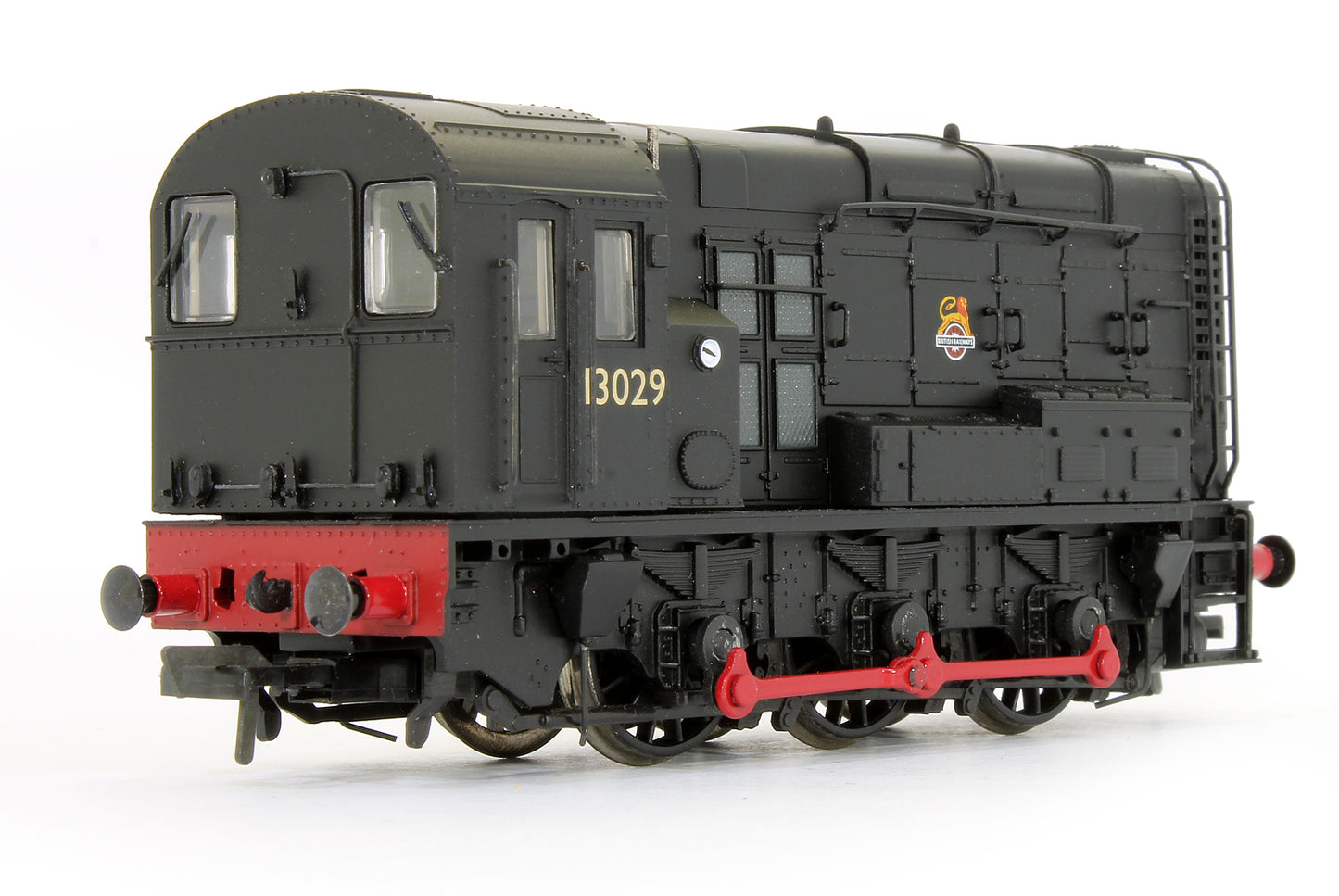 Pre-Owned Class 08 '13029' BR Black Early Emblem Hinged Door Type Diesel Shunter Locomotive