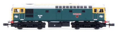 2D-001-011D Class 33/0 33056 BR Blue Full Yellow Ends The Burma Star Diesel Locomotive - DCC Fitted
