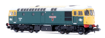 2D-001-011D Class 33/0 33056 BR Blue Full Yellow Ends The Burma Star Diesel Locomotive - DCC Fitted