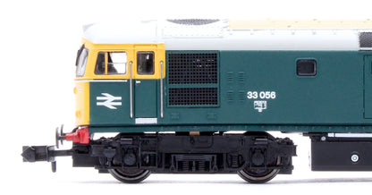 2D-001-011 Class 33/0 33056 BR Blue Full Yellow Ends The Burma Star Diesel Locomotive