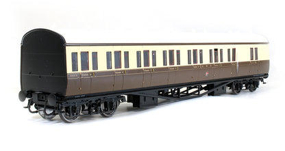 Pre-Owned Suburban B 2 Coach Set GWR Leamington Stafford Worcs #2 Chocolate & Cream