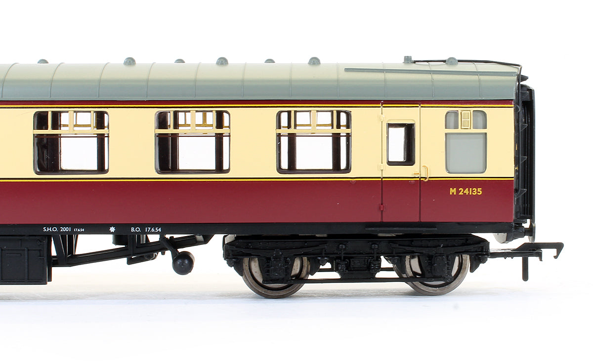 39-027F Pre-Owned BR MK1 Corridor Second SK Coach Crimson & Cream 'M24135'