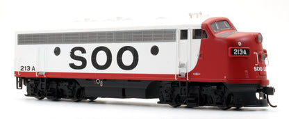 Pre-Owned EMD F7A Diesel Locomotive SOO Line - Road #213-A - DCC Sound
