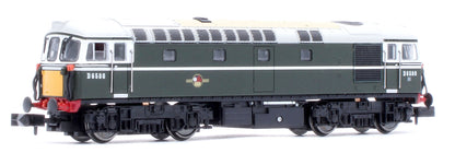 2D-001-024 Class 33/1 D6580 BR Green Very Small Yellow Panels Diesel Locomotive