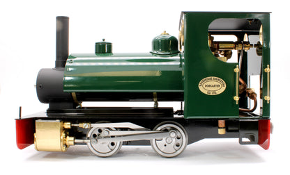 BERTIE-BRUNGREEN-NI-32 0-4-0 Saddle Tank 'Bertie' Deep Brunswick Green (Manual, Uninsulated Wheels) Steam Locomotive