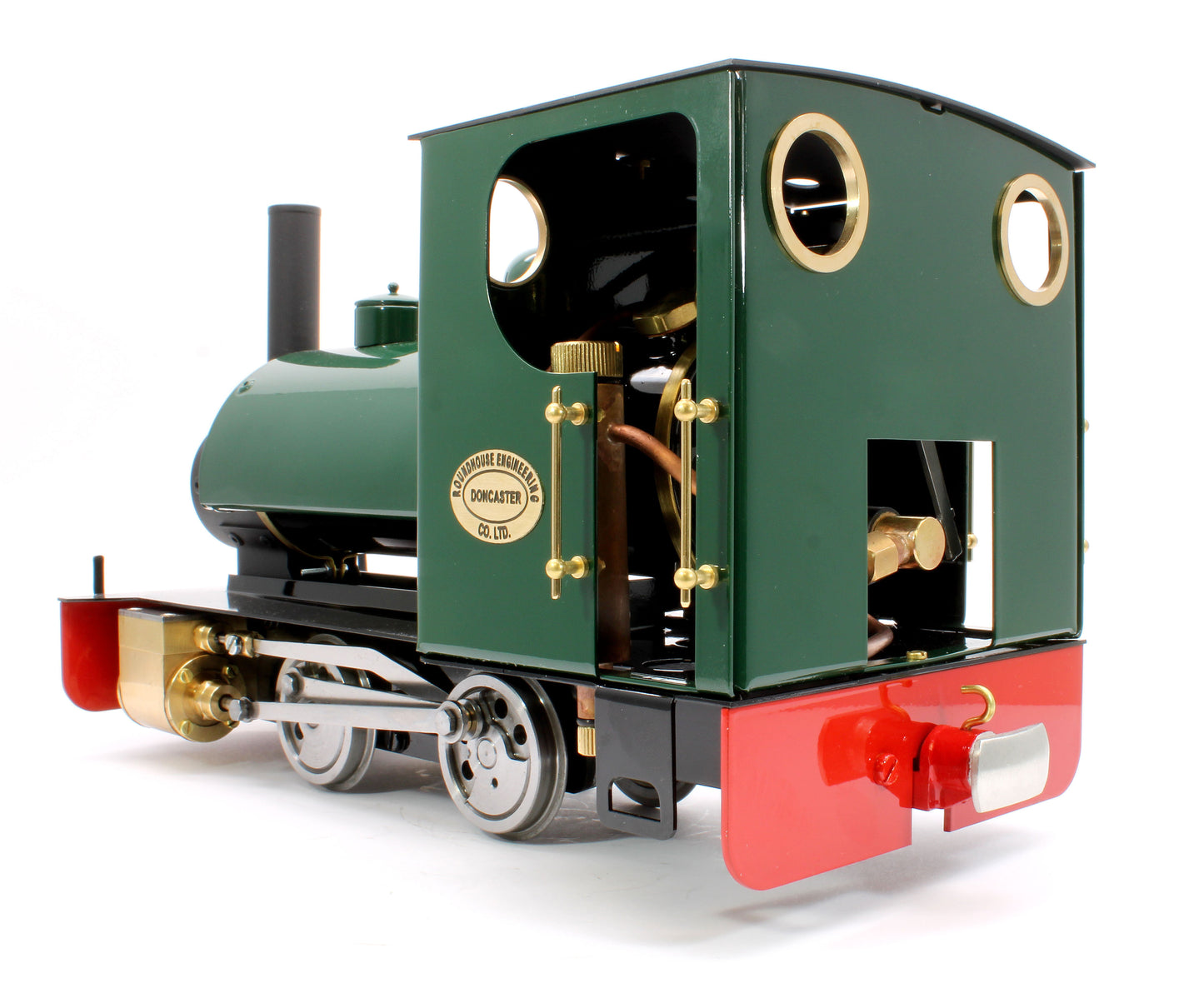BERTIE-BRUNGREEN-NI-32 0-4-0 Saddle Tank 'Bertie' Deep Brunswick Green (Manual, Uninsulated Wheels) Steam Locomotive