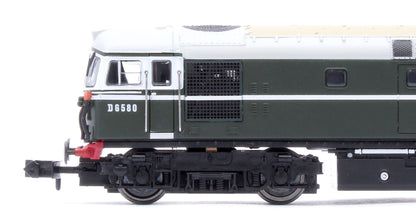 2D-001-024 Class 33/1 D6580 BR Green Very Small Yellow Panels Diesel Locomotive