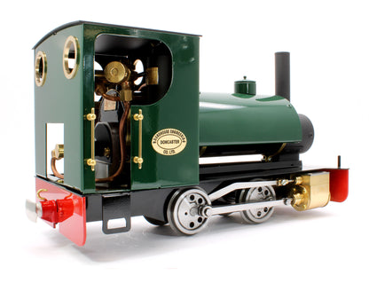 BERTIE-BRUNGREEN-NI-32 0-4-0 Saddle Tank 'Bertie' Deep Brunswick Green (Manual, Uninsulated Wheels) Steam Locomotive