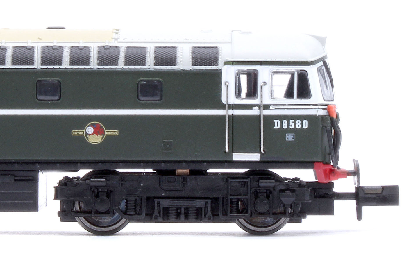 2D-001-024 Class 33/1 D6580 BR Green Very Small Yellow Panels Diesel Locomotive