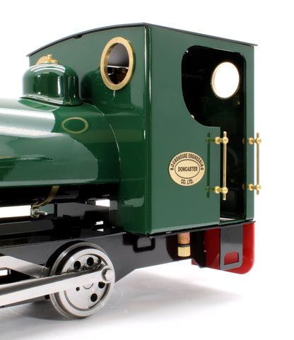 BERTIE-BRUNGREEN-NI-32 0-4-0 Saddle Tank 'Bertie' Deep Brunswick Green (Manual, Uninsulated Wheels) Steam Locomotive