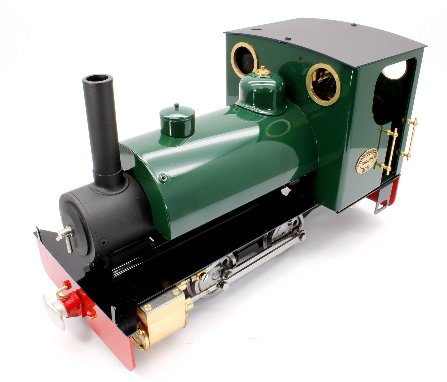 BERTIE-BRUNGREEN-NI-32 0-4-0 Saddle Tank 'Bertie' Deep Brunswick Green (Manual, Uninsulated Wheels) Steam Locomotive