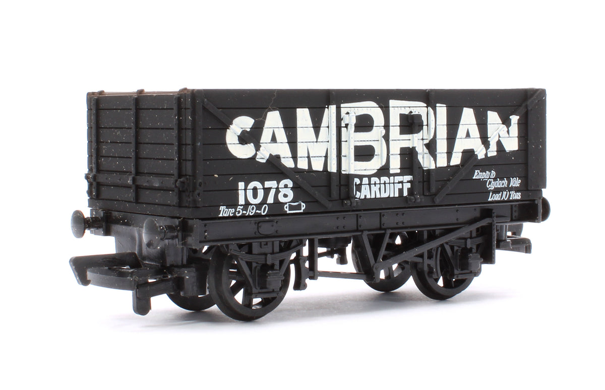 Mainline 37-169-PO Pre-Owned 7 Plank Open Wagon No.1078 'Cambrian'