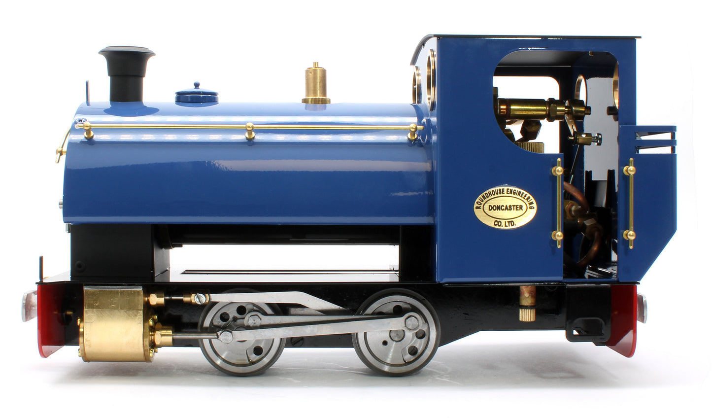 PEGGIE-RAILS-32 0-4-0 Saddle Tank 'Peggie' Rails Blue (Manual) Steam Locomotive