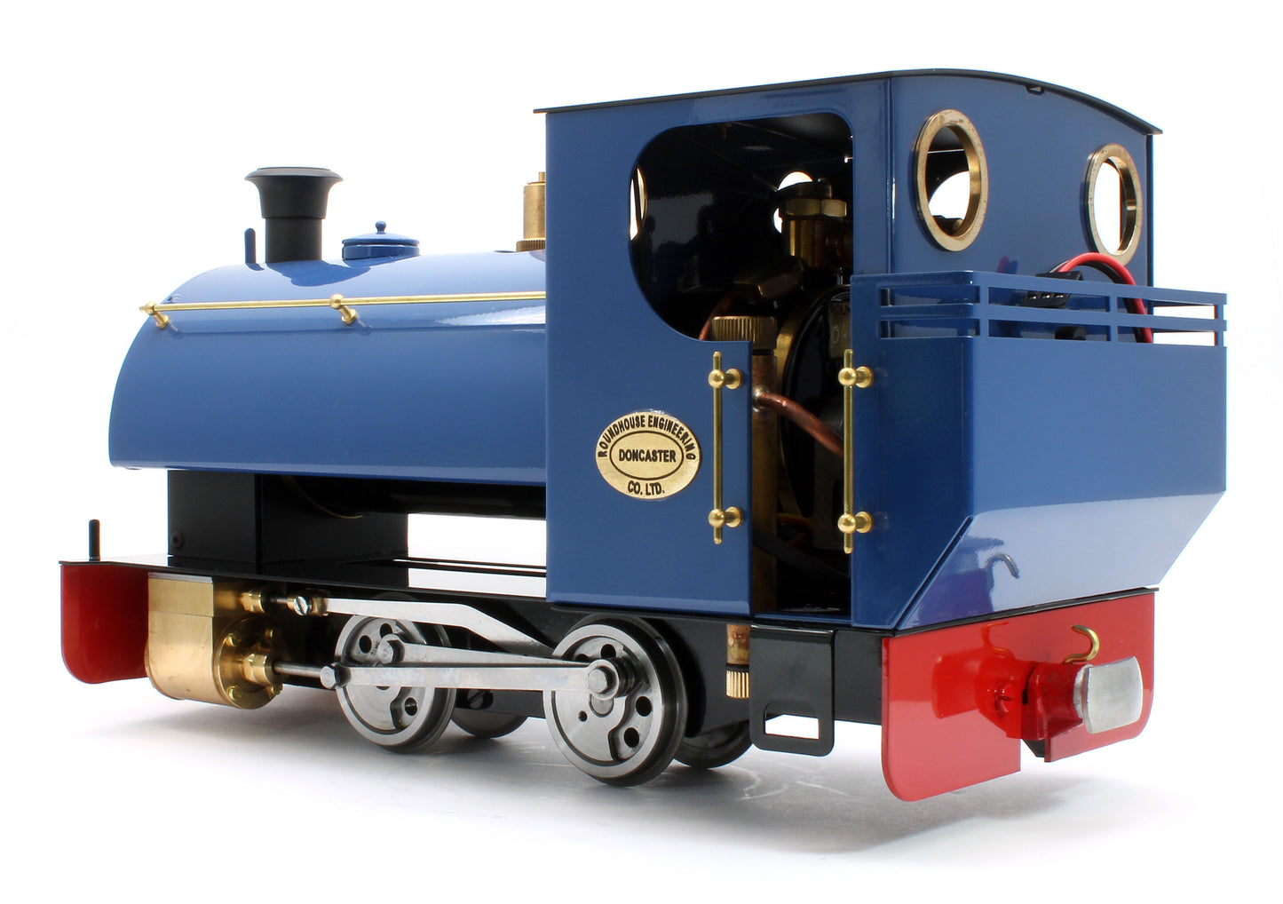 PEGGIE-RAILS-32 0-4-0 Saddle Tank 'Peggie' Rails Blue (Manual) Steam Locomotive