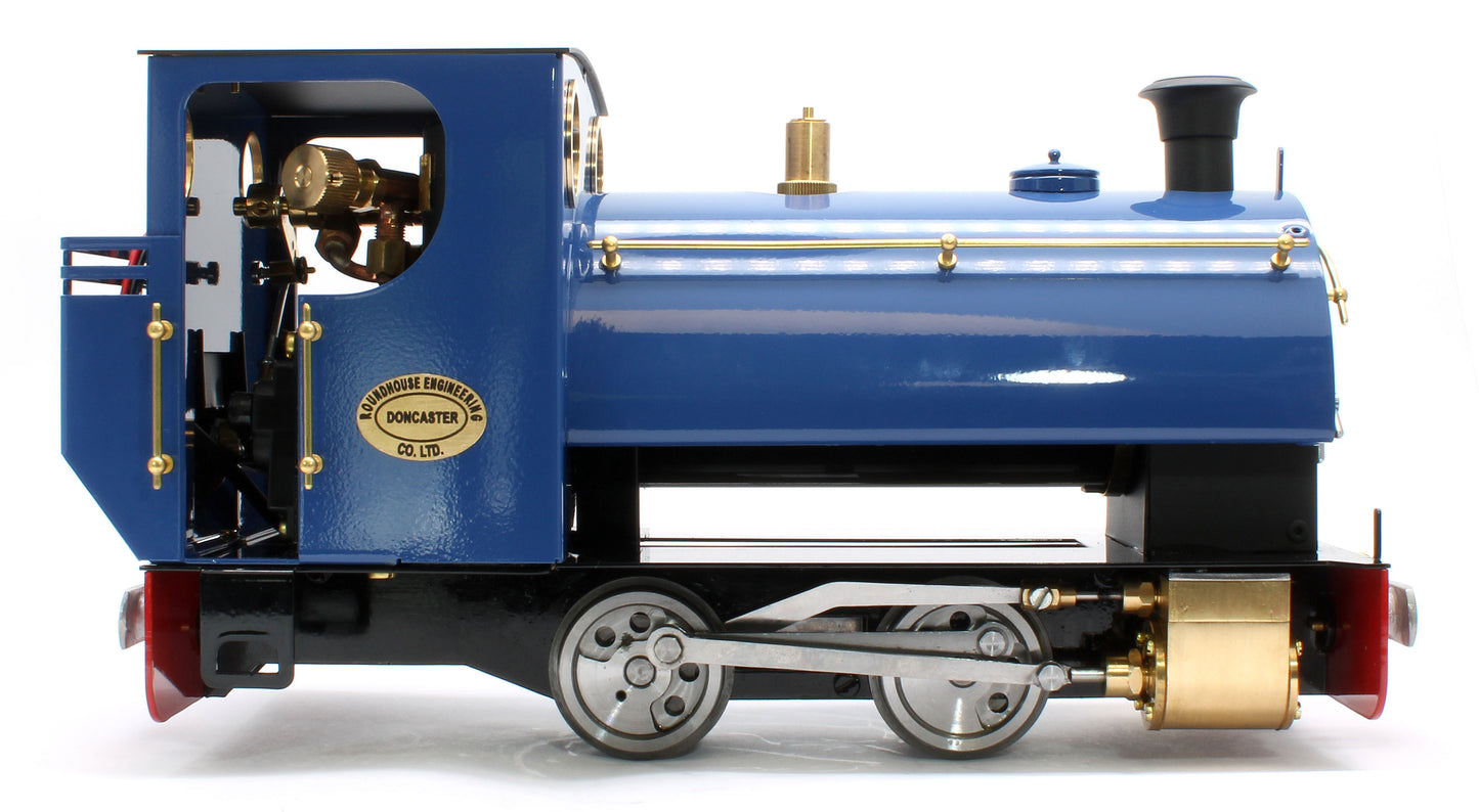 PEGGIERC-RAILS-32 0-4-0 Saddle Tank 'Peggie' Rails Blue (Radio Control) Steam Locomotive