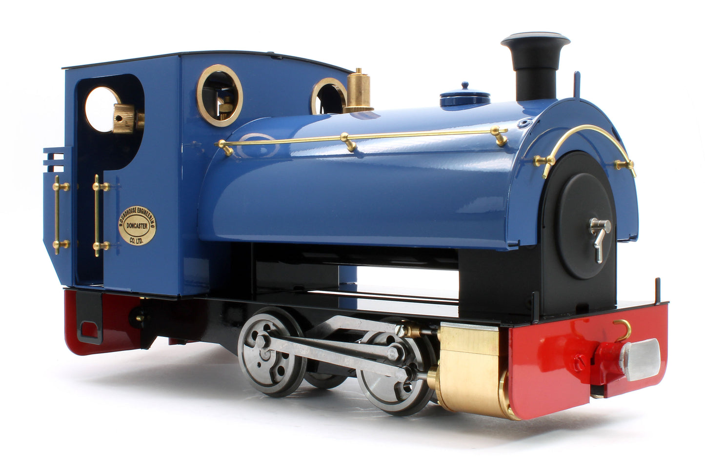 PEGGIERC-RAILS-32 0-4-0 Saddle Tank 'Peggie' Rails Blue (Radio Control) Steam Locomotive