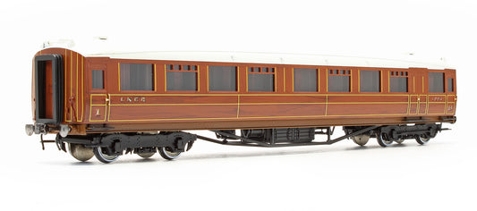 Pre-Owned LNER Teak Gresley 1st / 3rd Coach No.1854