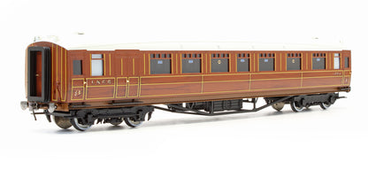 Pre-Owned LNER Teak Gresley 1st / 3rd Coach No.1854