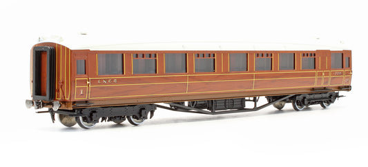 Pre-Owned LNER Teak Gresley 1st / 3rd Coach No.1855