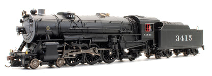 Pre-Owned USRA Heavy Pacific ATSF Steam Locomotive - Road #3415 - DC/DCC Sound