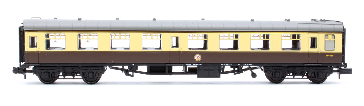 BR Mk1 TSO Tourist Second Open BR (WR) Chocolate & Cream No. W4739