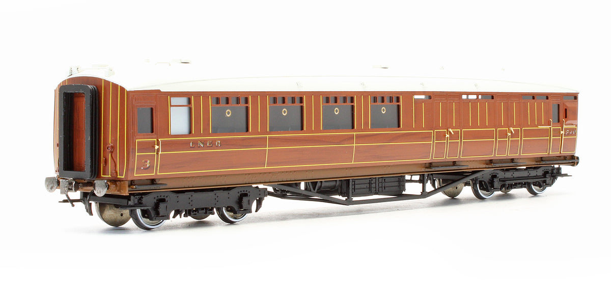 Pre-Owned LNER Teak Gresley Brake 3rd Coach No.1840