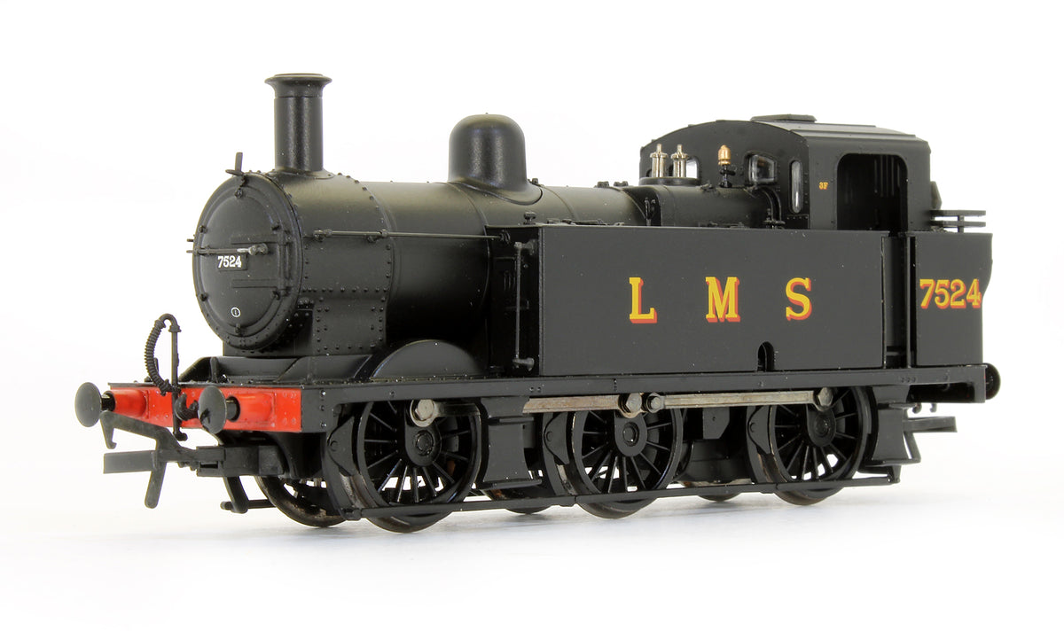 Pre-Owned 32-227 3F Jinty LMS 7524 Black Steam Locomotive
