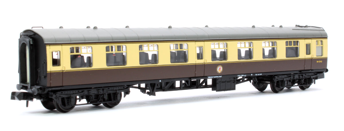 BR Mk1 TSO Tourist Second Open BR (WR) Chocolate & Cream No. W4743