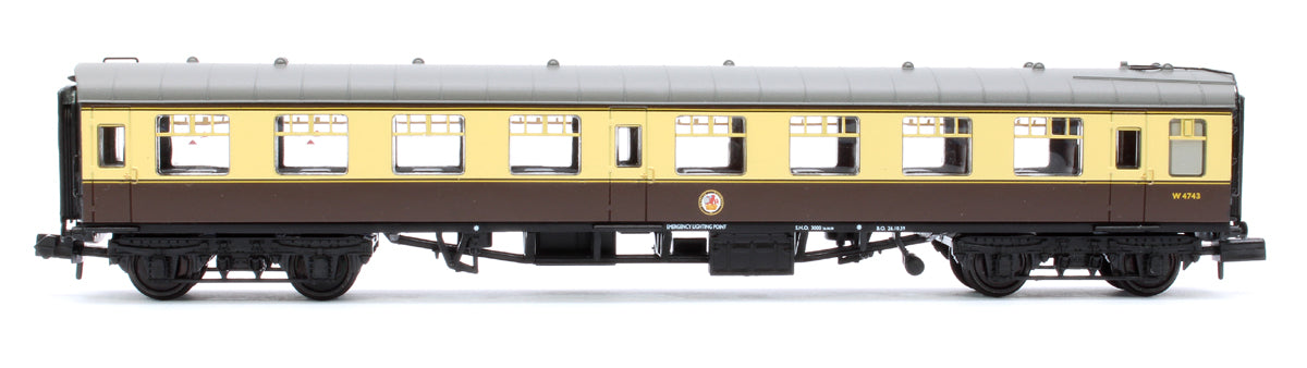 BR Mk1 TSO Tourist Second Open BR (WR) Chocolate & Cream No. W4743