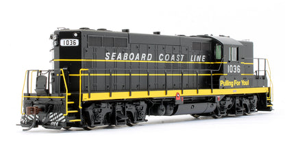 Pre-owned Genesis GP9 Phase II Diesel Locomotive Seaboard Coast Line - Road #1036 (DCC Sound Fitted)