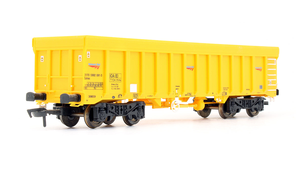 Pre-Owned IOA Ballast Wagon Network Rail Yellow 3170 5992 081-3