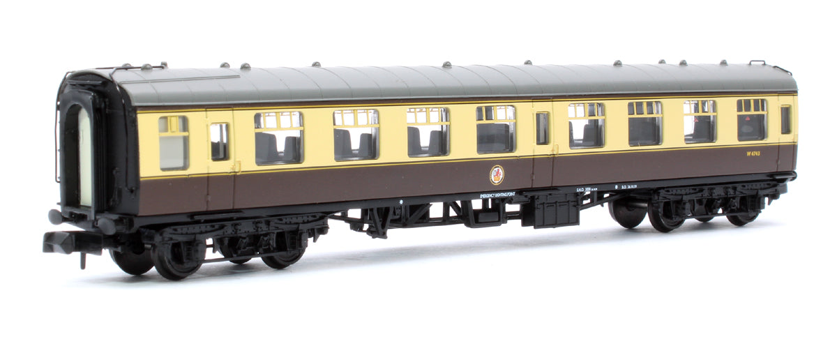 BR Mk1 TSO Tourist Second Open BR (WR) Chocolate & Cream No. W4743