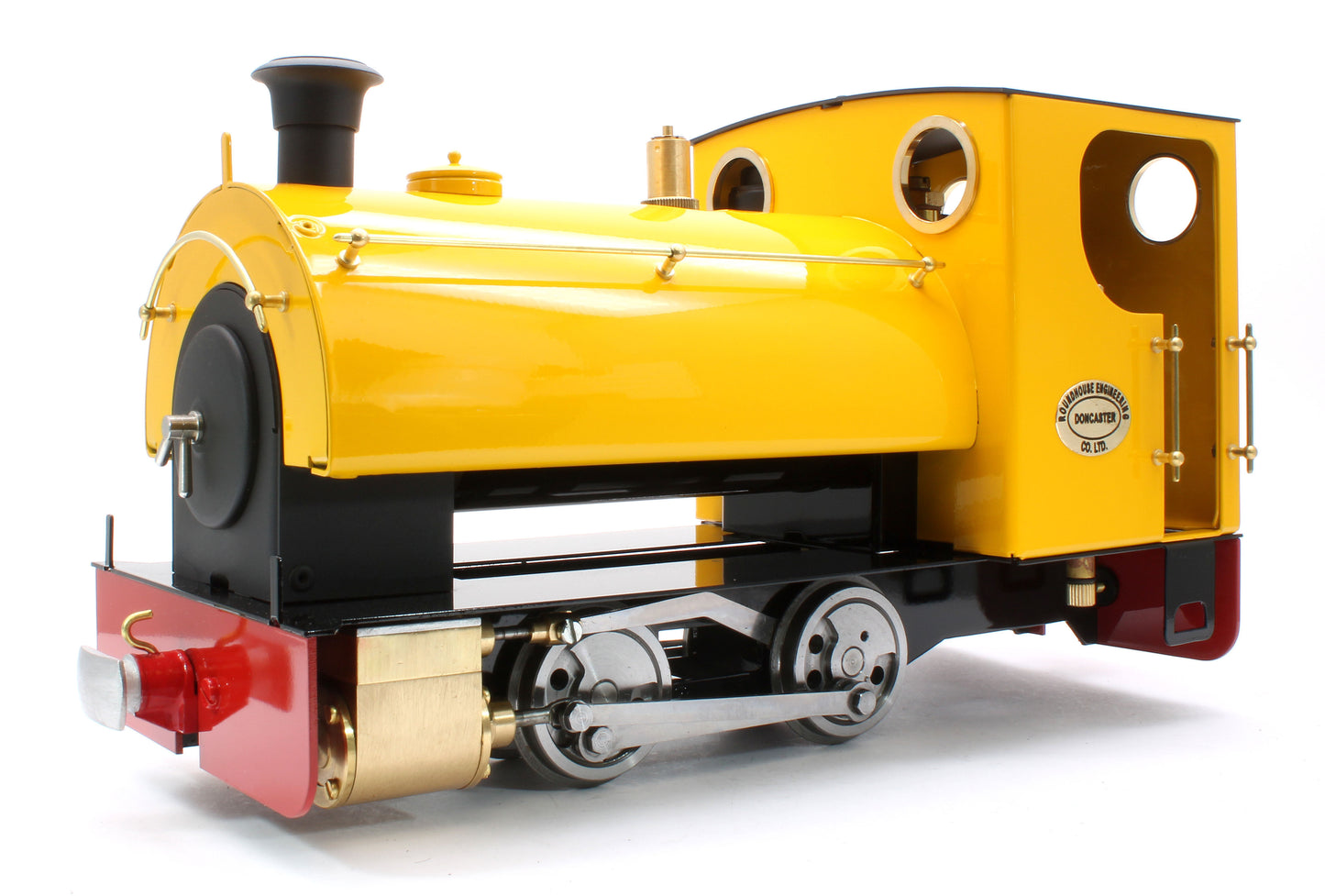 PEGGIE-YELLOW 0-4-0 Saddle Tank 'Peggie' Yellow (Manual) Steam Locomotive