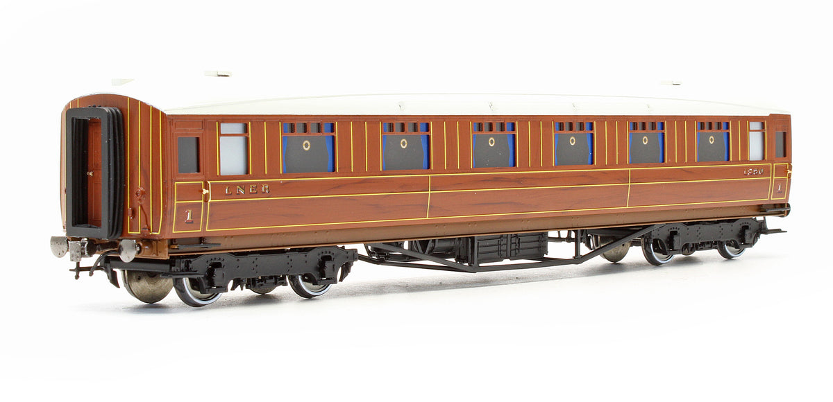 Pre-Owned LNER Teak Gresley 1st Coach No.1850