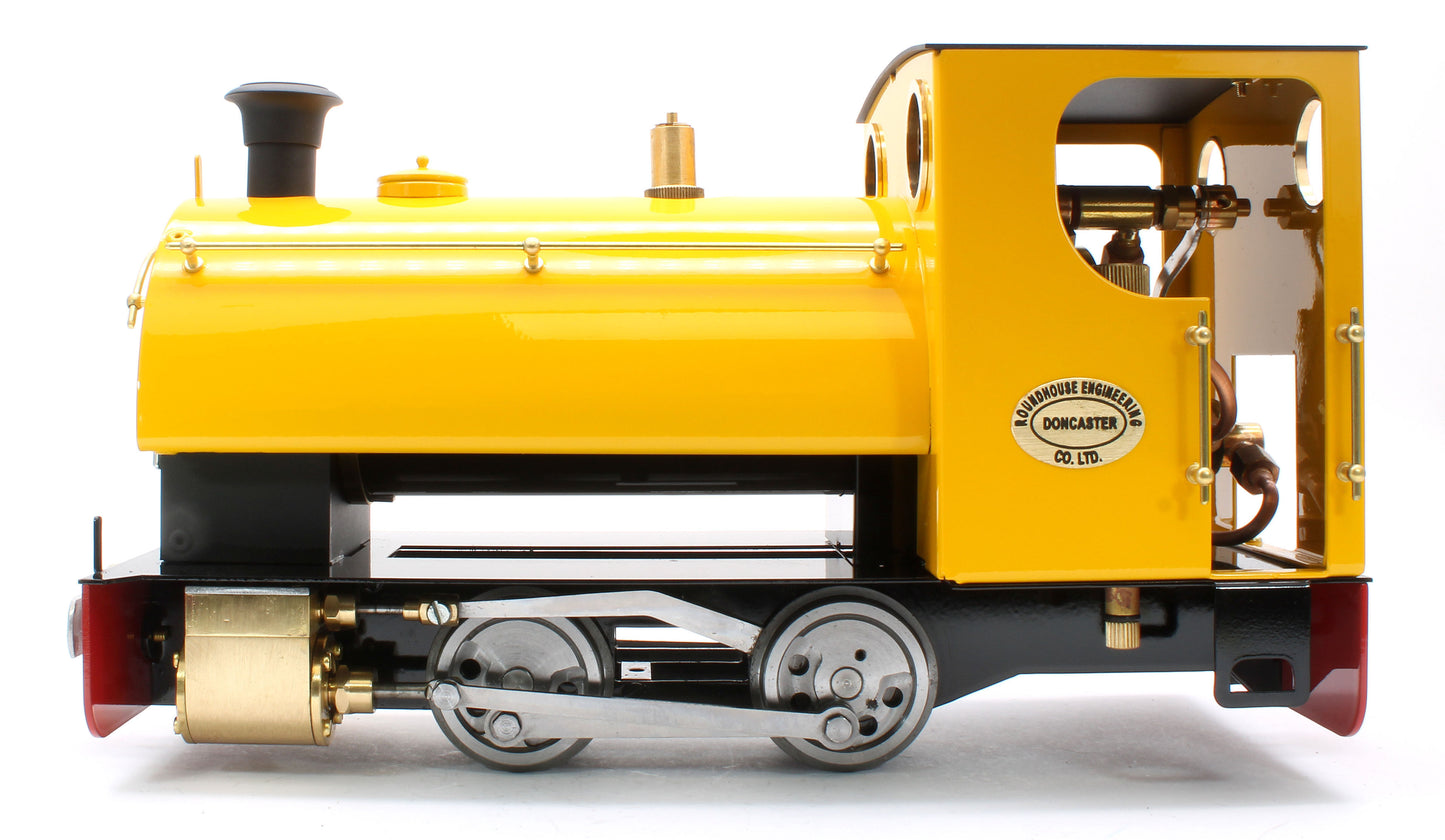 PEGGIE-YELLOW 0-4-0 Saddle Tank 'Peggie' Yellow (Manual) Steam Locomotive