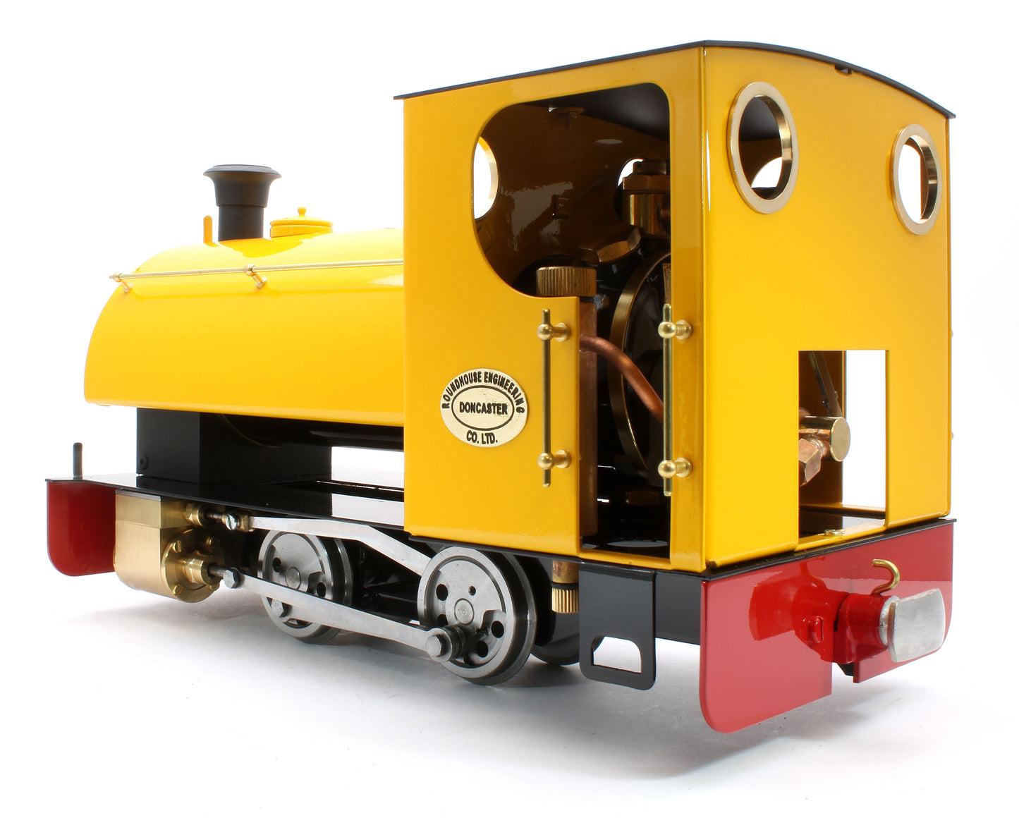 PEGGIE-YELLOW 0-4-0 Saddle Tank 'Peggie' Yellow (Manual) Steam Locomotive