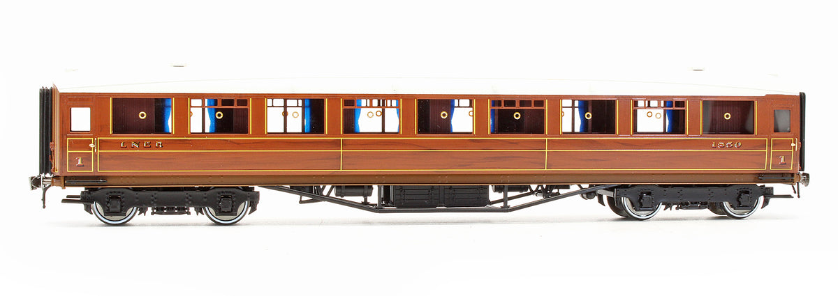 Pre-Owned LNER Teak Gresley 1st Coach No.1850