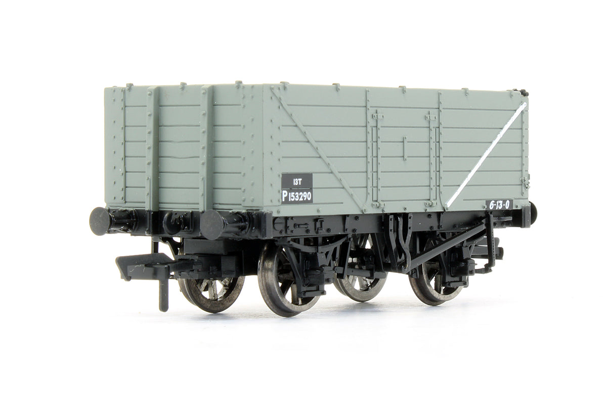 Pre-Owned 7 Plank End Door Wagon BR Grey 'P153290'